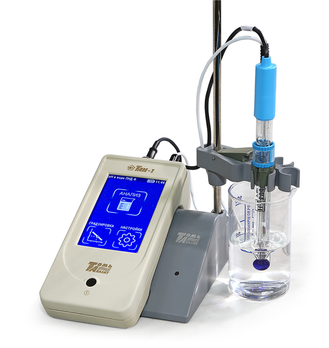 pH-метр ТАН-1 pH-метр ТАН-1 беспроводным зарядным устройством и держателем электродов с поверкой